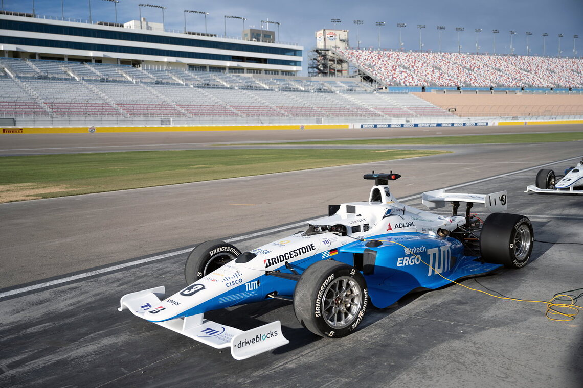 Der Rennwagen von TUM Autonomous Motorsport