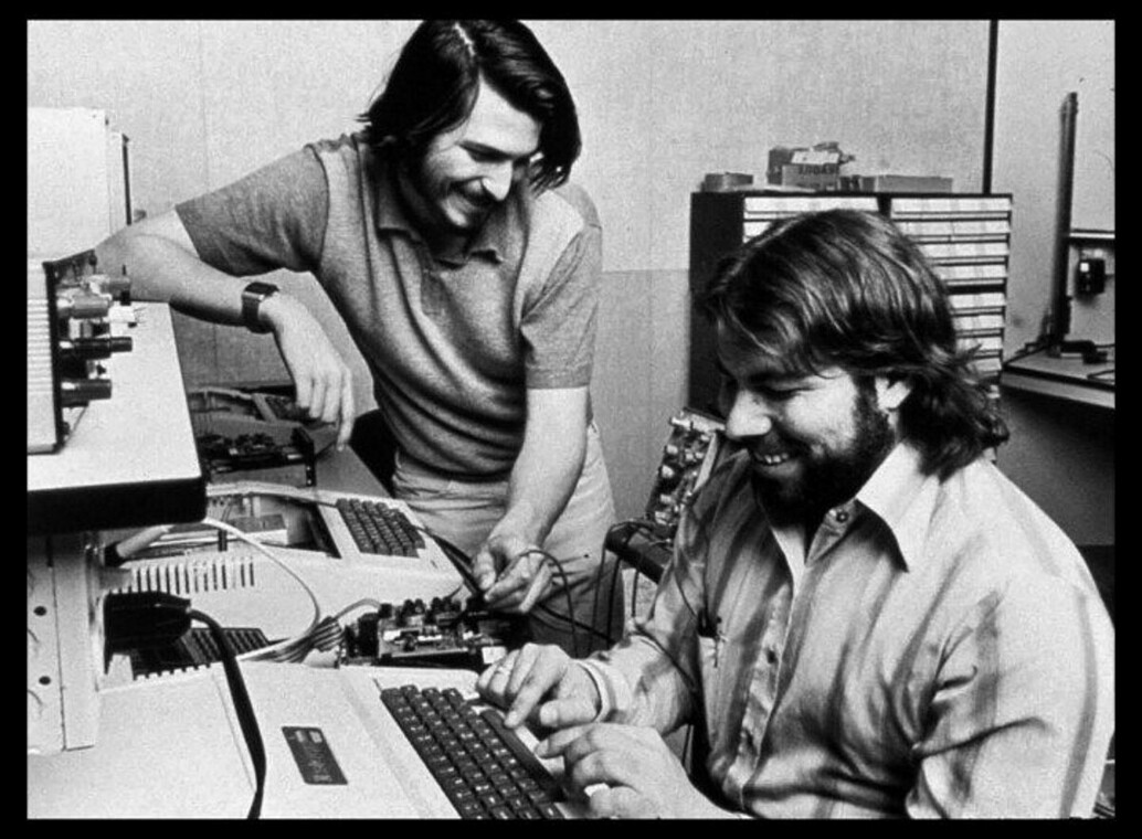 Steve Wozniak und Steve Jobs