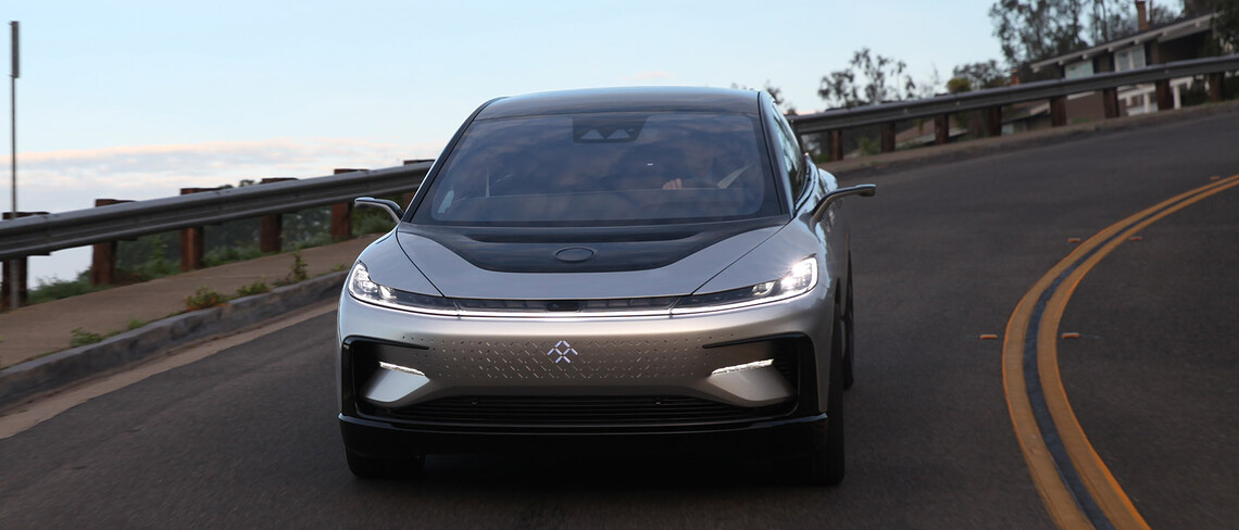 Der FF91 soll das erste Serienfahrzeug von Faraday Future werden.