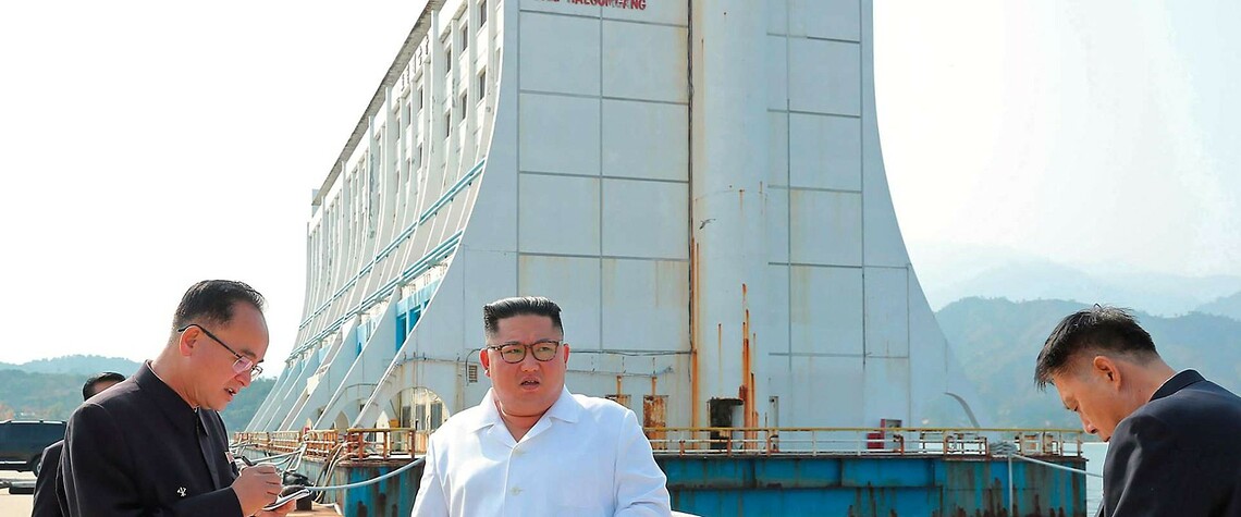 Das Schwimmhotel in Nordkorea. ©KCNA