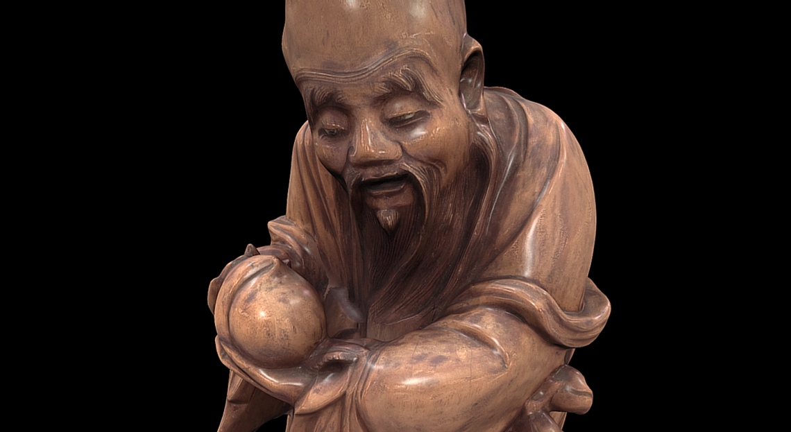 Sketchfab Wooden Statue