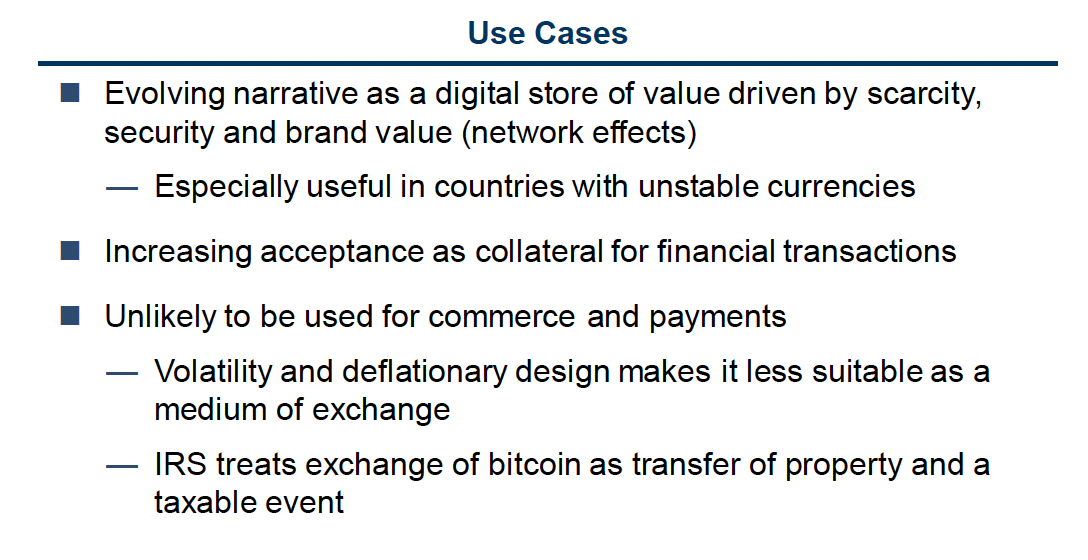 Bitcoin als Wertspeicher und Collateral, nicht als Geld