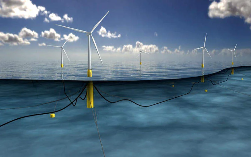 Schwimmende Windfarm Hywind. Quelle: Crown Copyright.